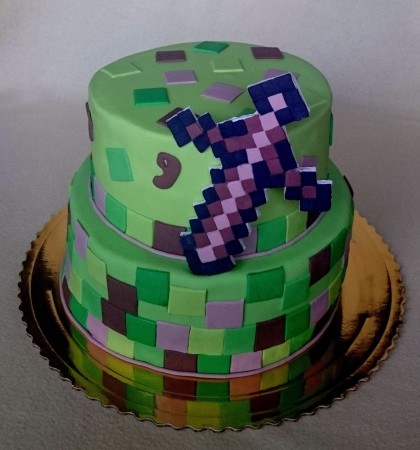 Torta Minecraft